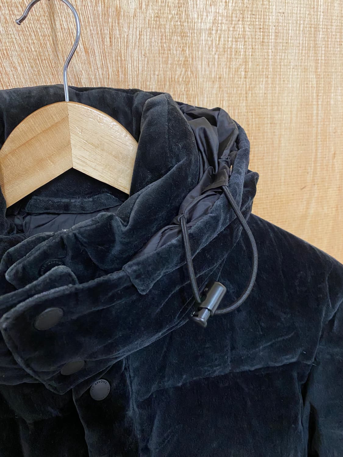 UNITED ARROWS velvet down padding 벨벳 패딩 상품이미지4