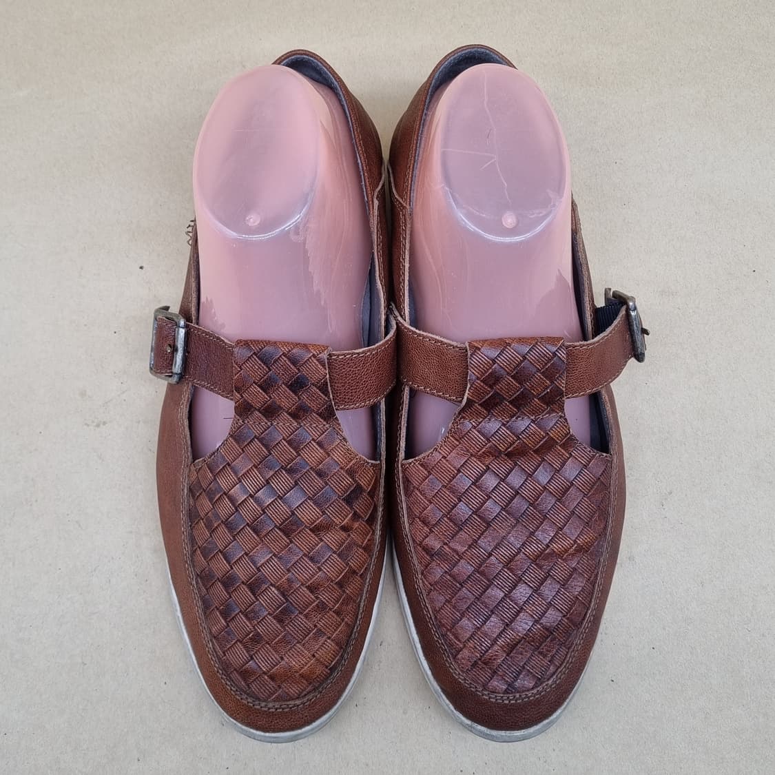 영에이지 천연가죽 남성샌들 실사이즈 270 상품이미지2