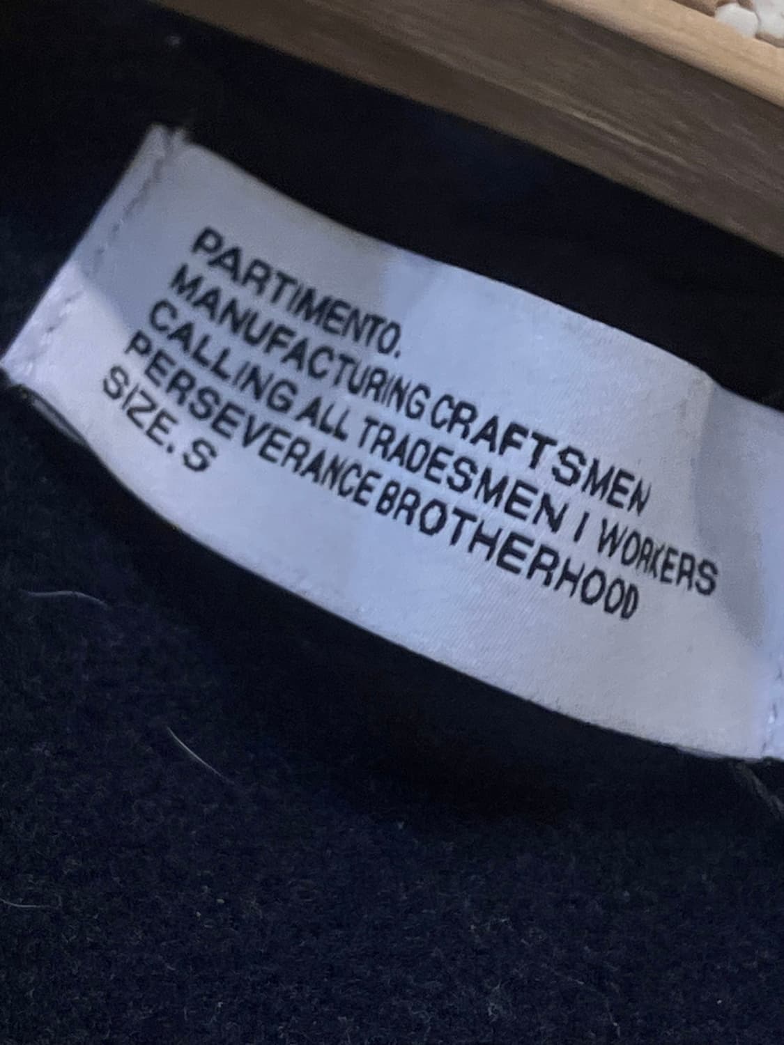 파르티멘토 떡볶이 후드 코트 네이비 S  #csz3528 상품이미지3