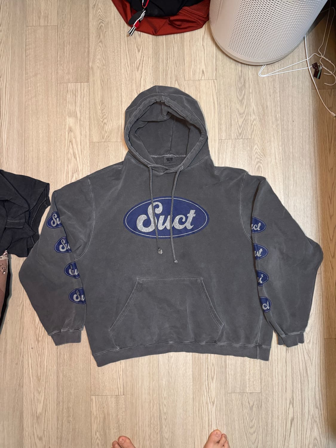 90‘s 스타일 FUCT 오마쥬 후드 상품이미지1