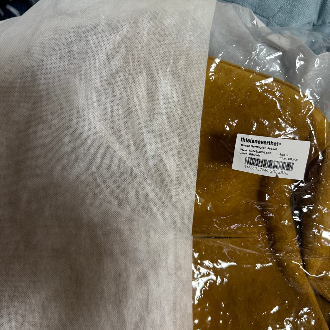 L)디스이즈네버댓 스웨이드 헤링턴 가죽자켓 상품이미지7