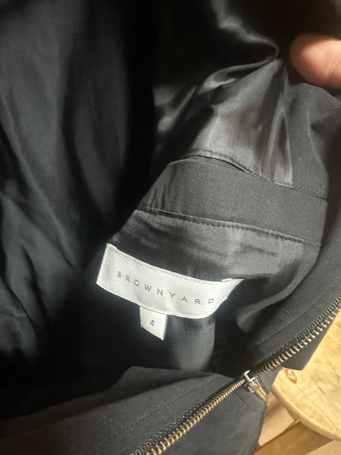 브라운야드 하이넥 블루종자켓 상품이미지2