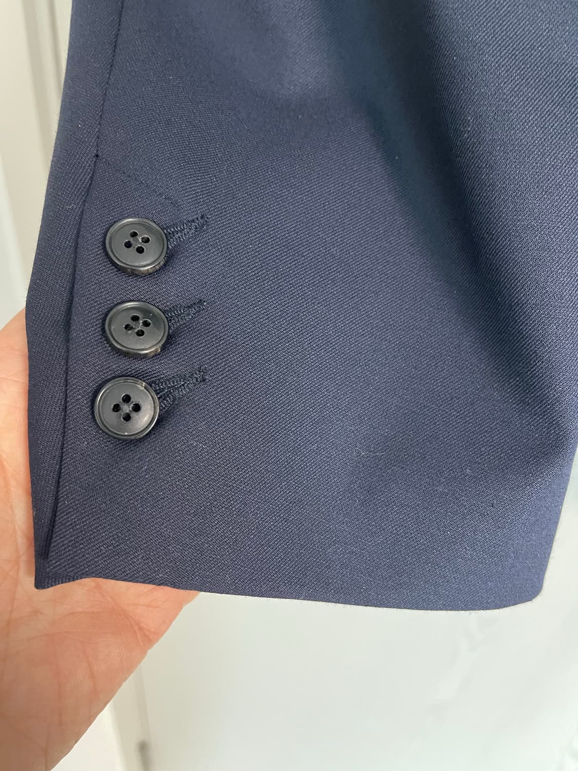 러프 사이드 리포터 셋업 울혼방 네이비 2사이즈 상품이미지2