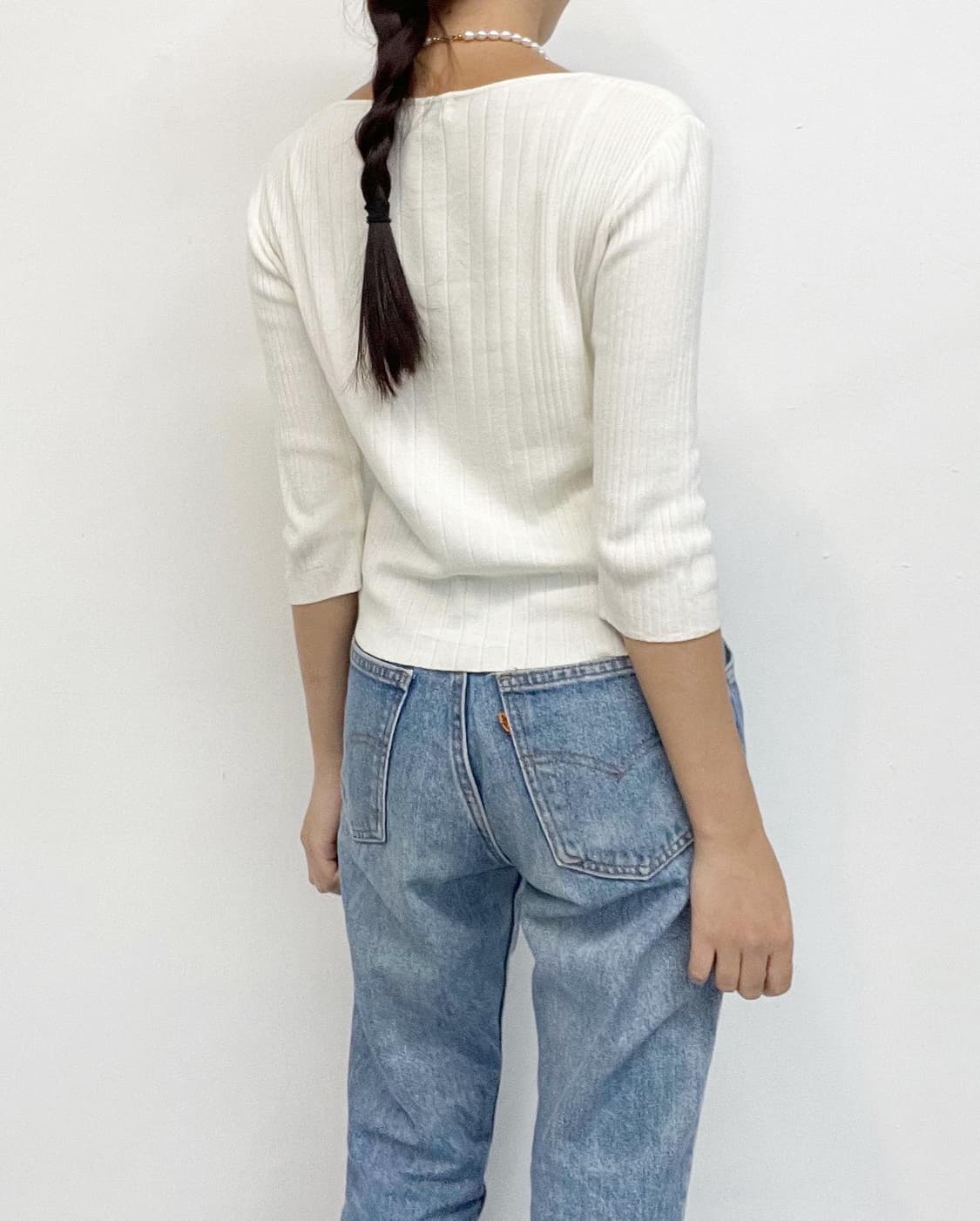 랑방 니트 탑 상품이미지3