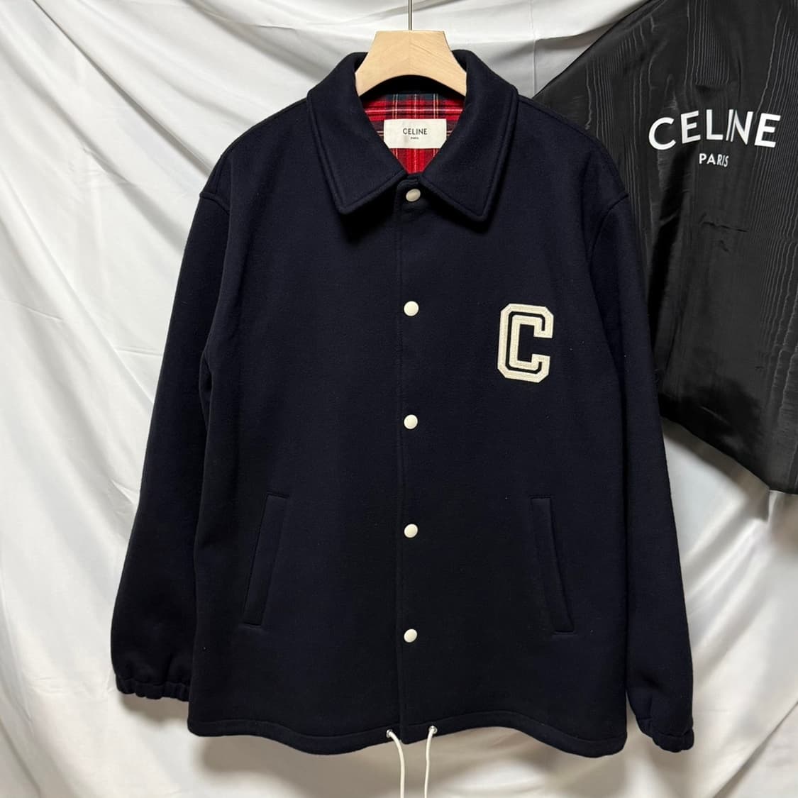 [S+급/52] 24FW 셀린느 울 테디 더블 페이스 코치 자켓 백화점판 상품이미지1