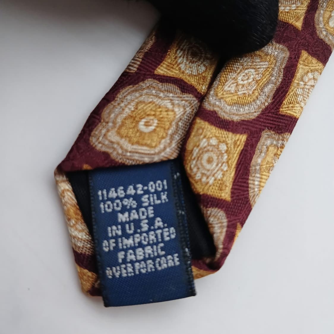 갭 실크 브라운 기하학 패턴 넥타이 9.1cm A+등급 A18549
 상품이미지6