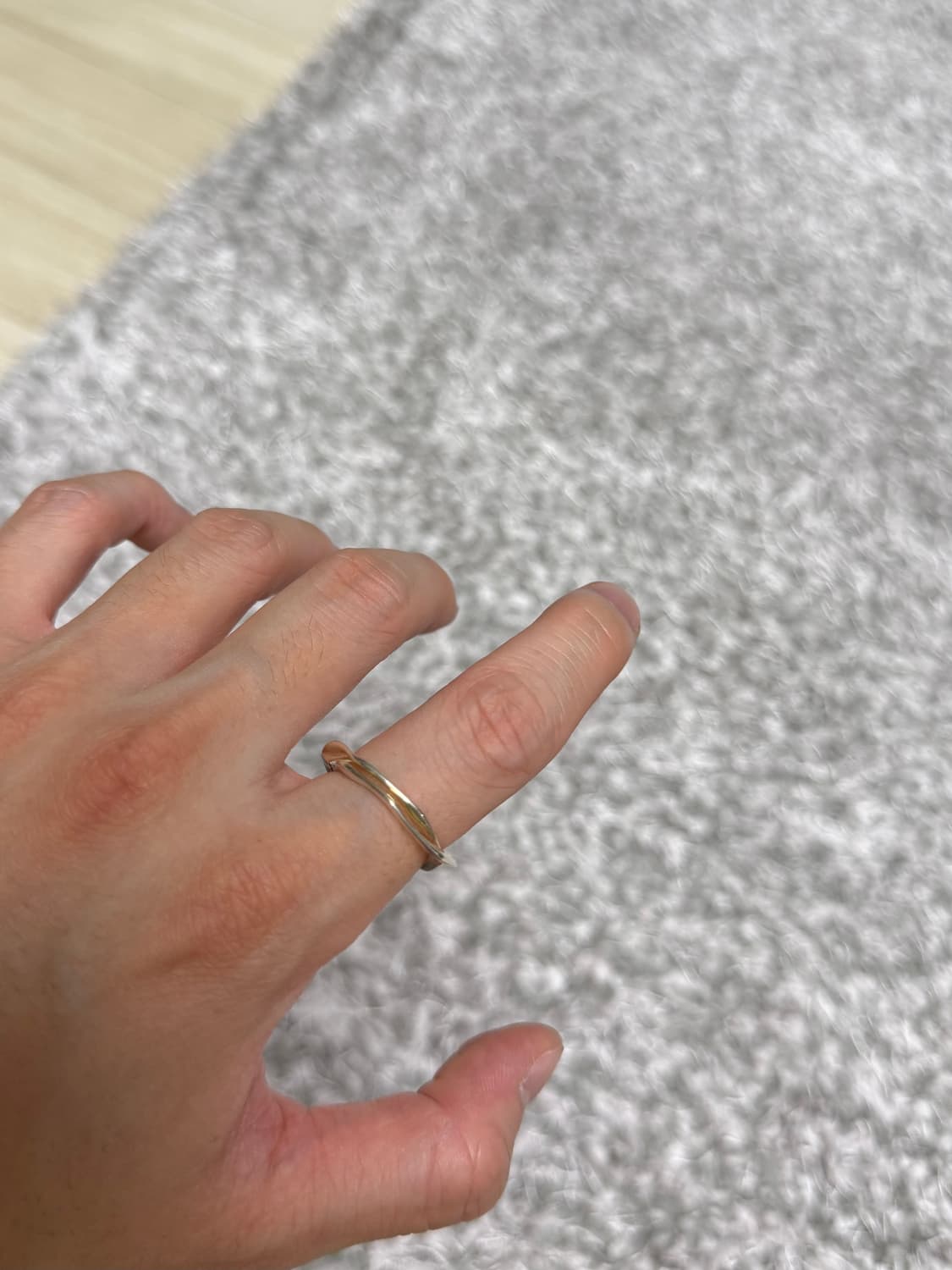 뉴치프시크 silver wave cross fix ring 반지 상품이미지1