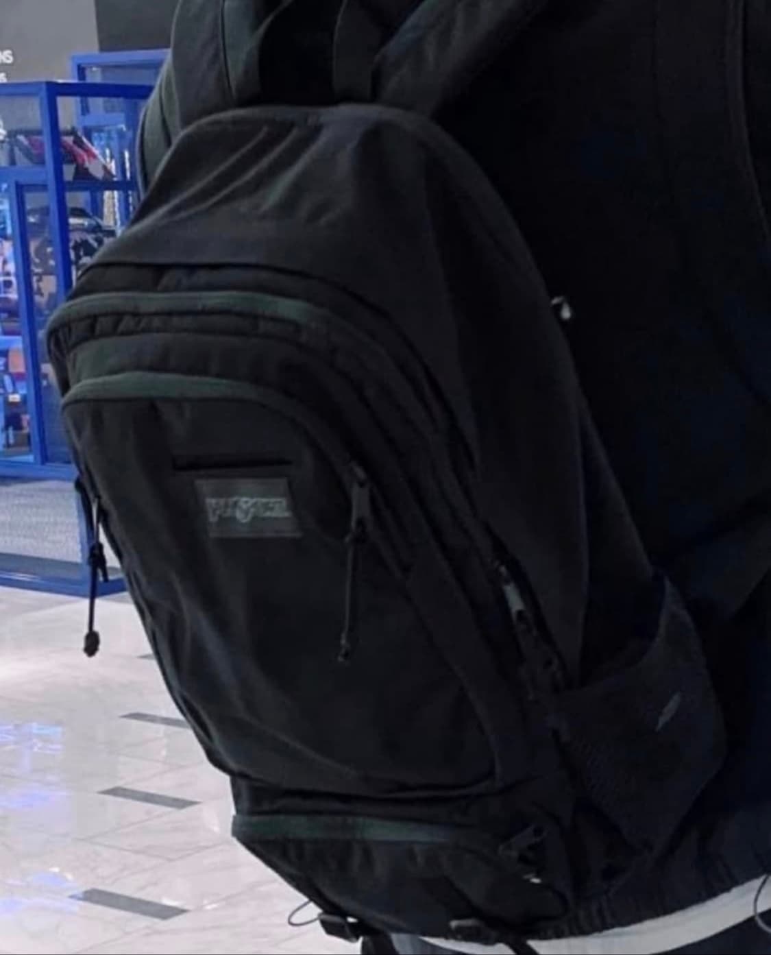 잔스포츠 빈티지 엔보이 주우재 백팩 가방 올검 블랙 상품이미지3