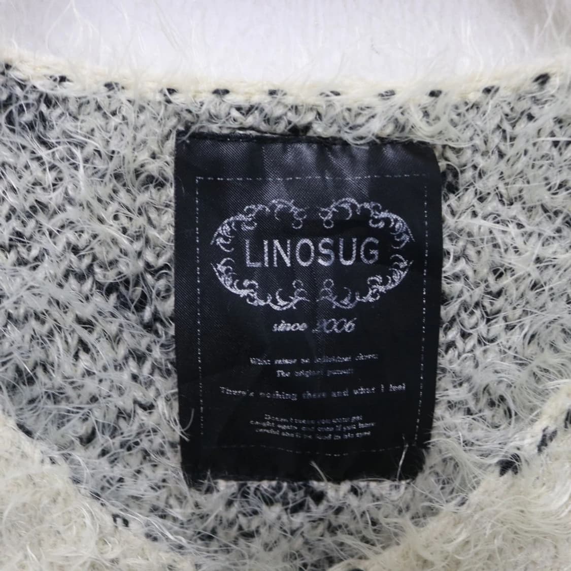 LINOSUG 별 패턴 브이넥 니트 61230 상품이미지8