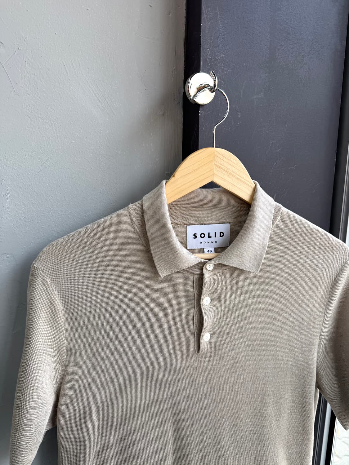 100/ 솔리드옴므 20SS 실크 니트 반팔 상품이미지4