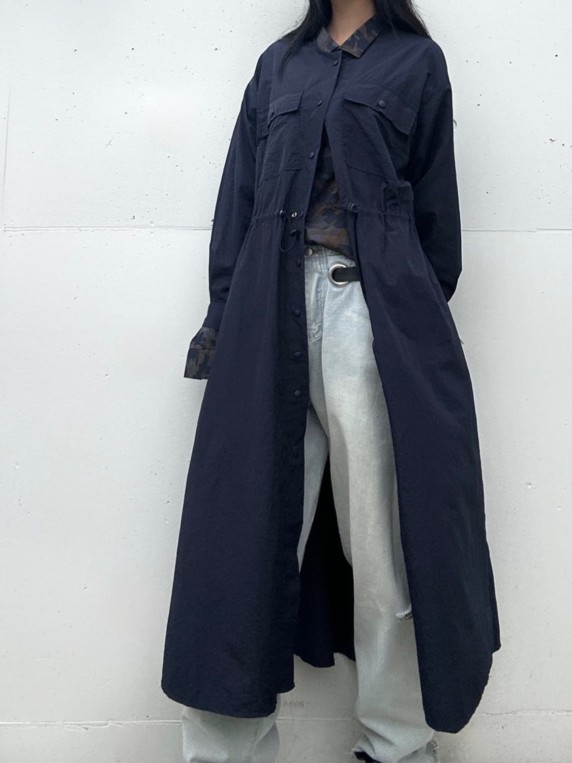 String formal rain jacket / navy 상품이미지3