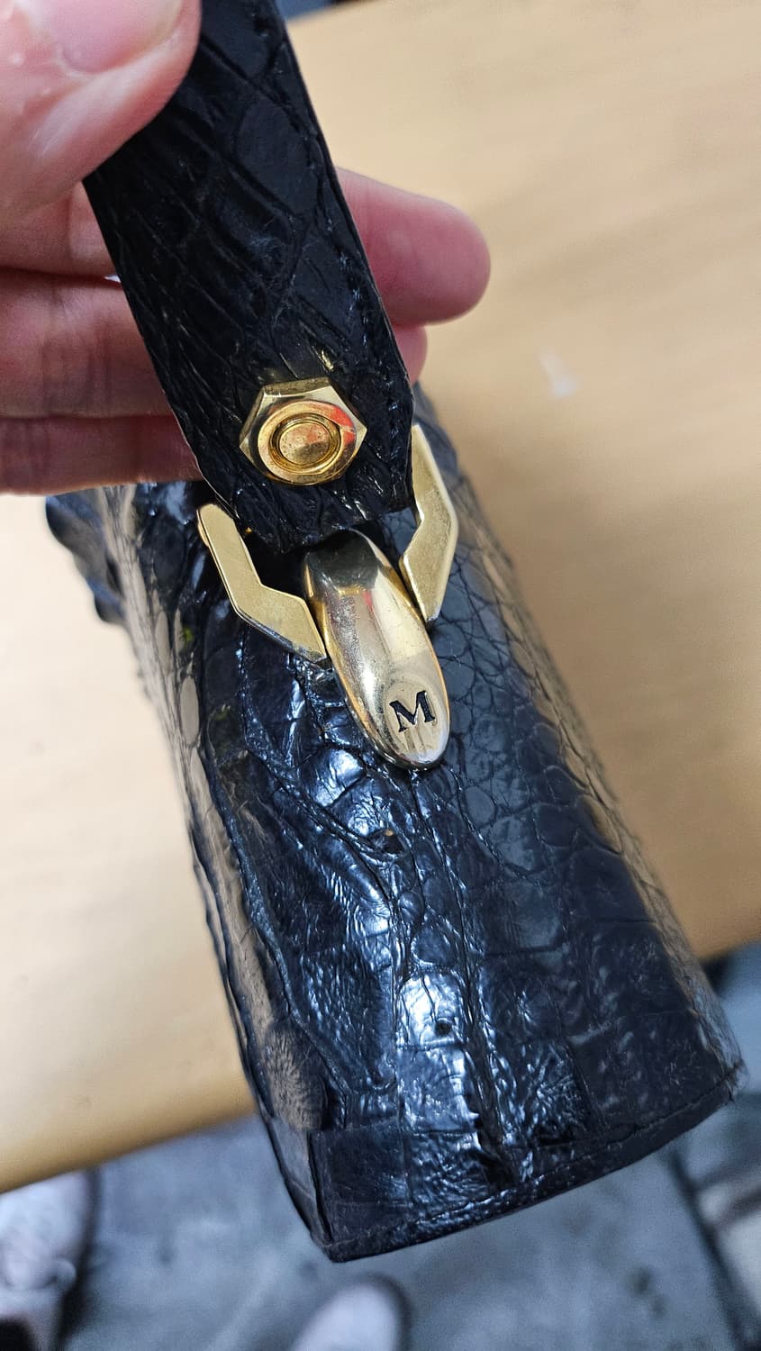 악어 가죽 토드백 상품이미지7