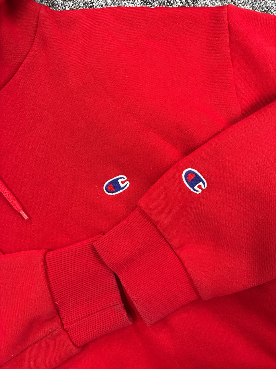 챔피온 제펜 레드 어센틱 후드티 F 상품이미지6