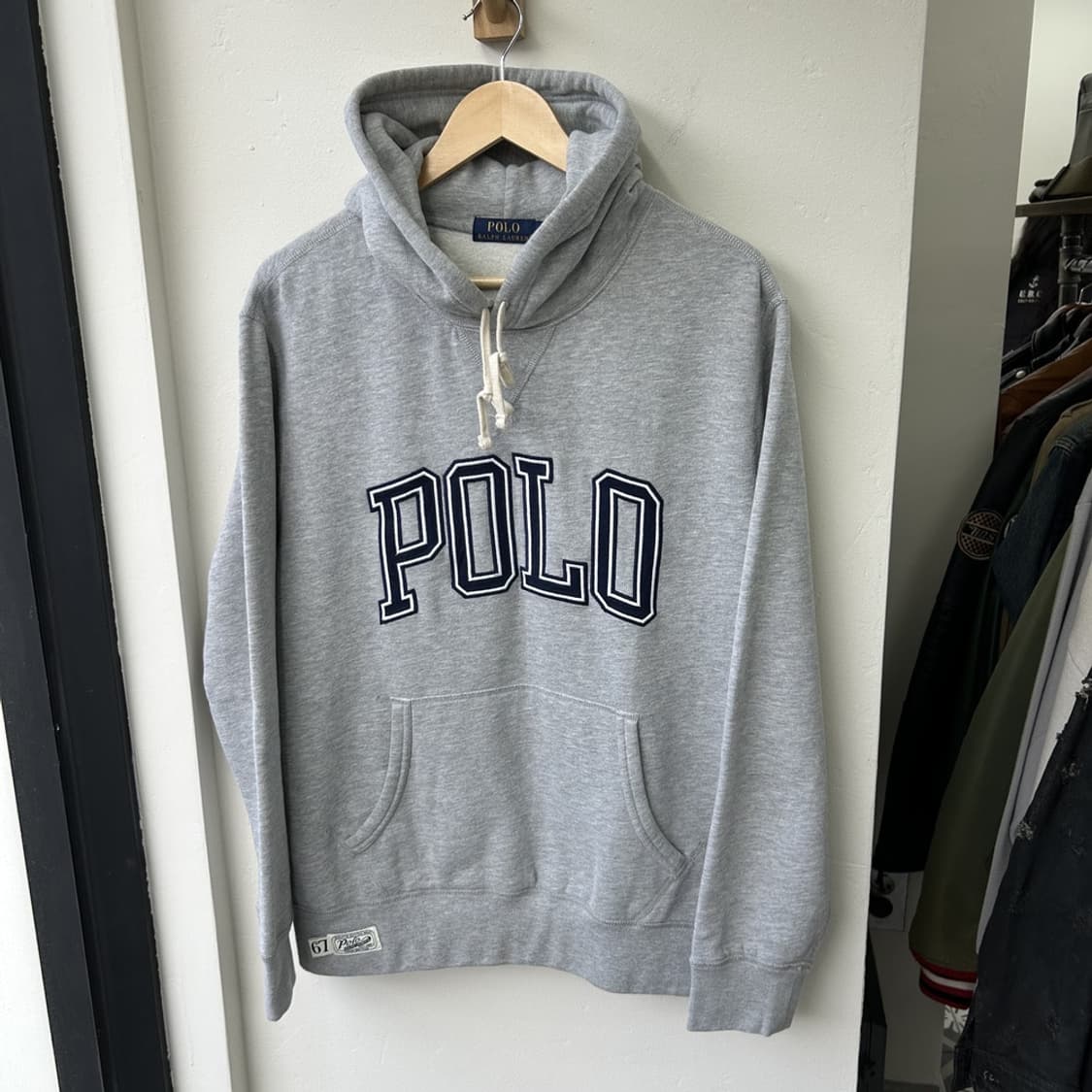 15369 - 폴로 랄프로렌 그레이 빅로고 후드티 상품이미지2