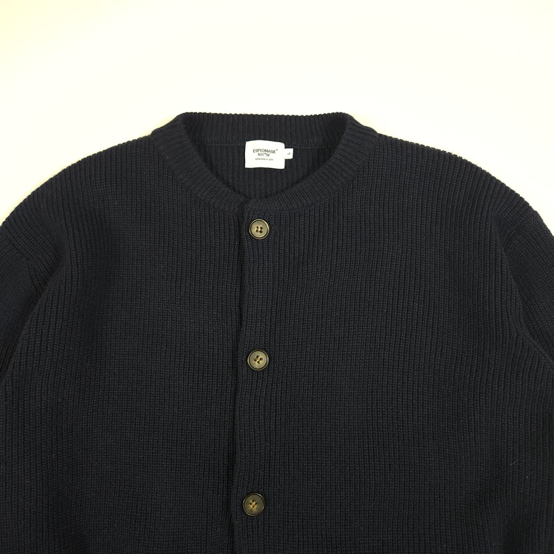 에스피오나지 헤비웨이트 네이비 가디건 상품이미지2