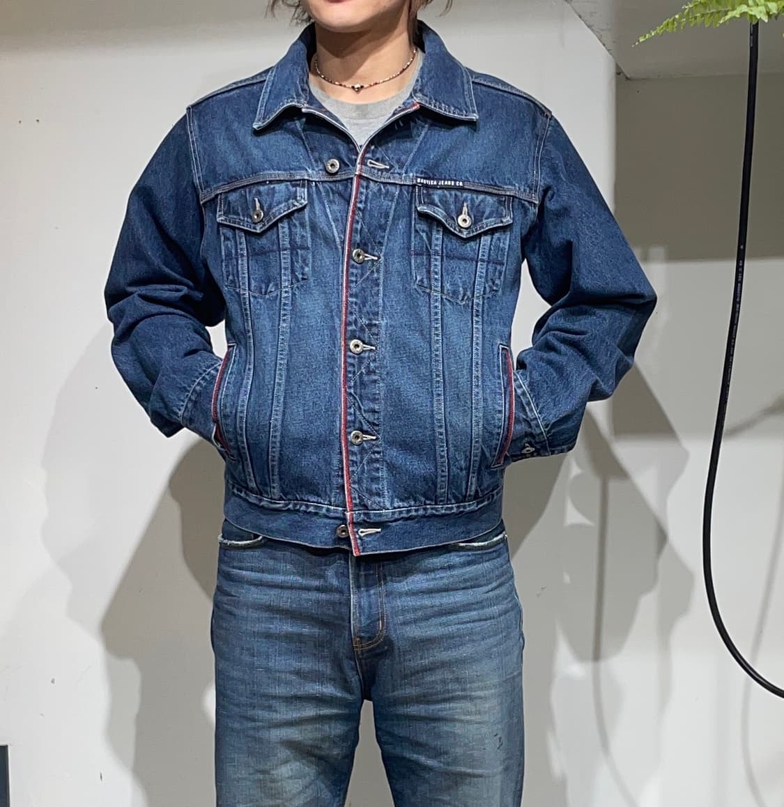 Nautica Red Stitch Denim Trucker Jacket  상품이미지2