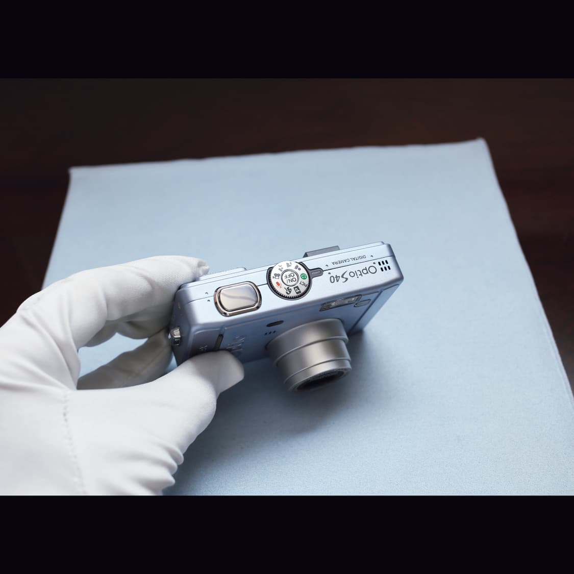 레어<민트급><키키디카> 펜탁스 옵티오 S40 블루 빈티지 디카 상품이미지3