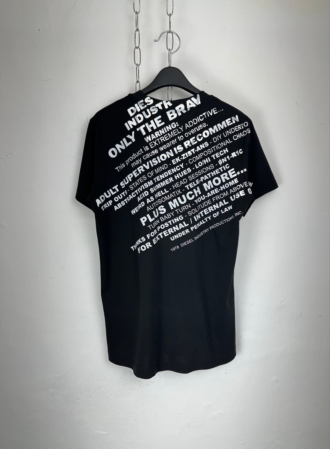 Diesel TSily Diagonal Typography T-Shirt 상품이미지5