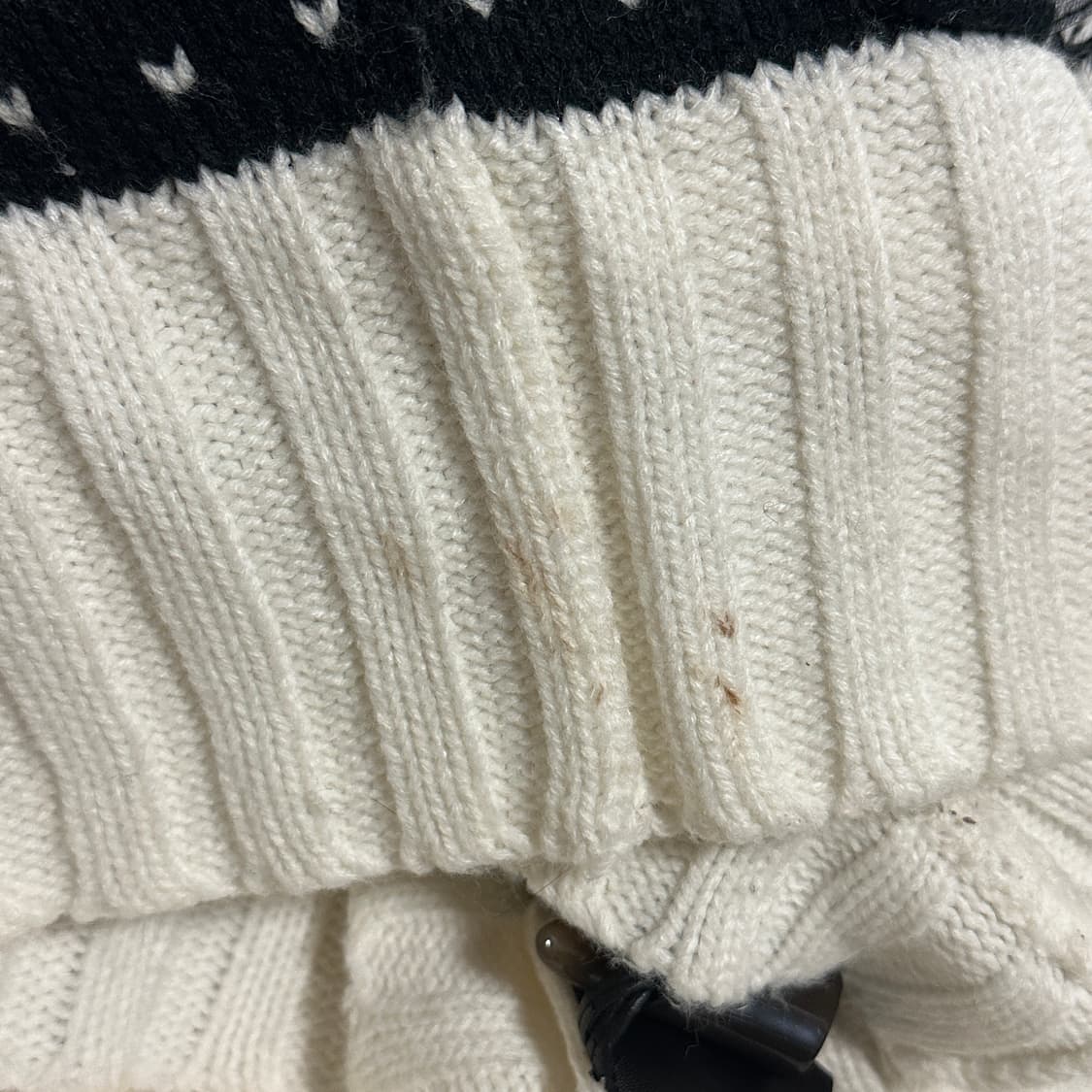 빈티지 니혼진 너드 노르딕 양털 후드 가디건 상품이미지6