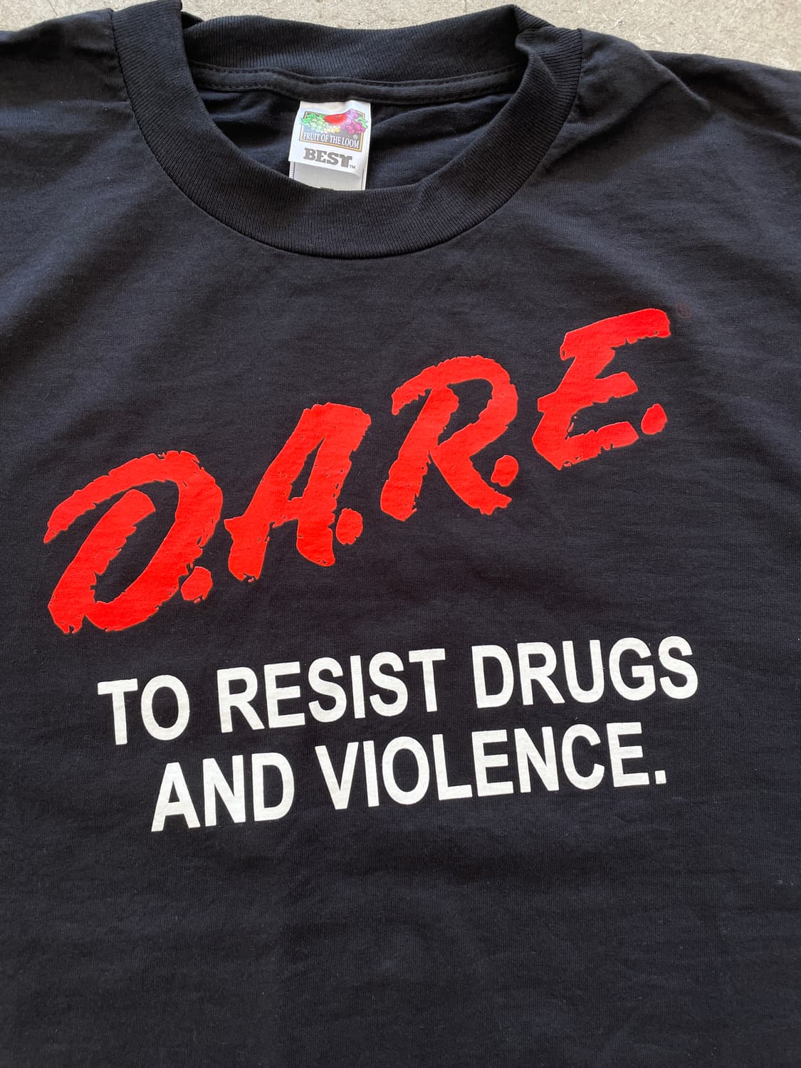 Dead stock)90s D.A.R.E. t-shirt 상품이미지4