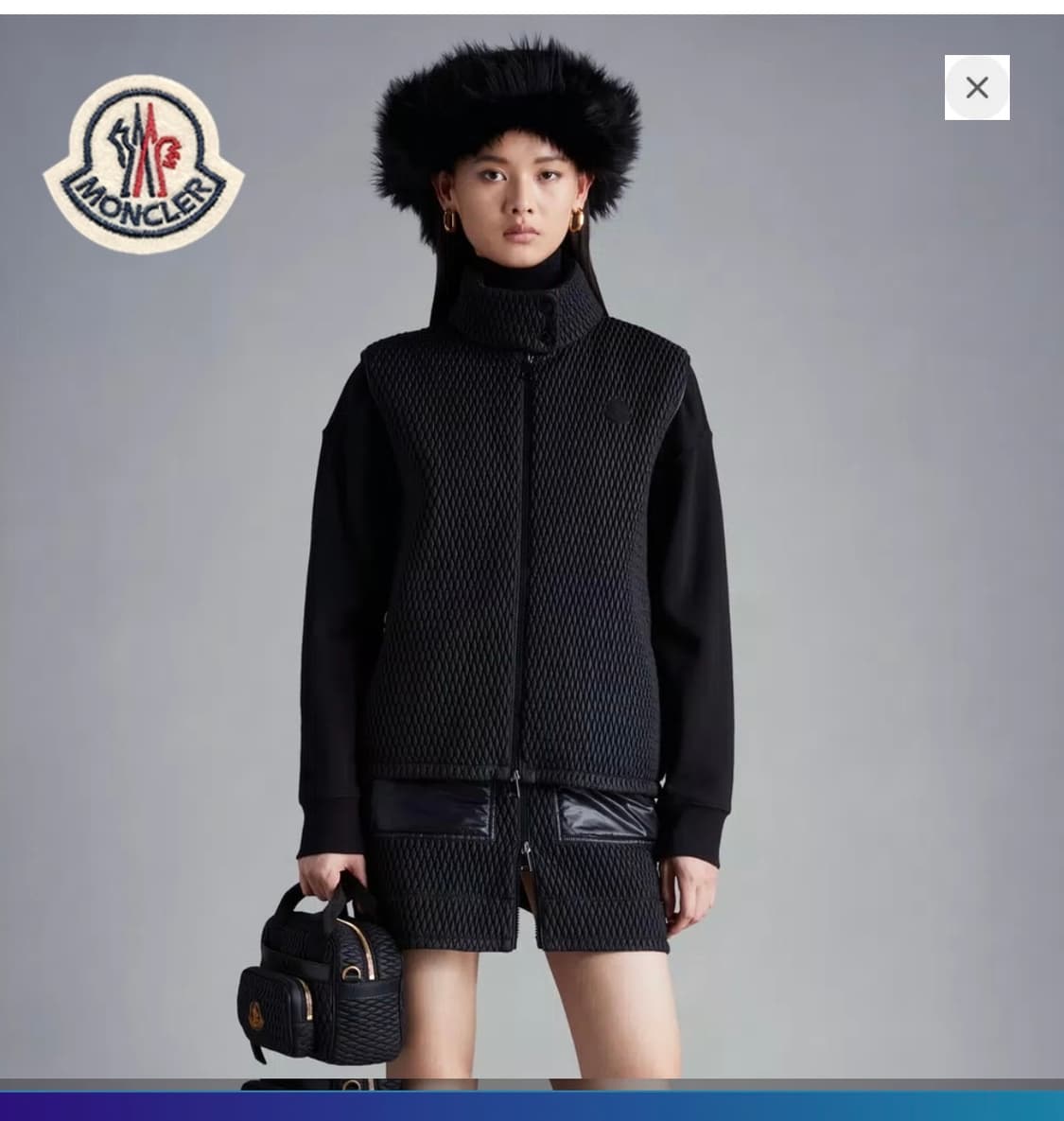 몽클레어 여성 패딩 조끼 블랙  상품이미지9