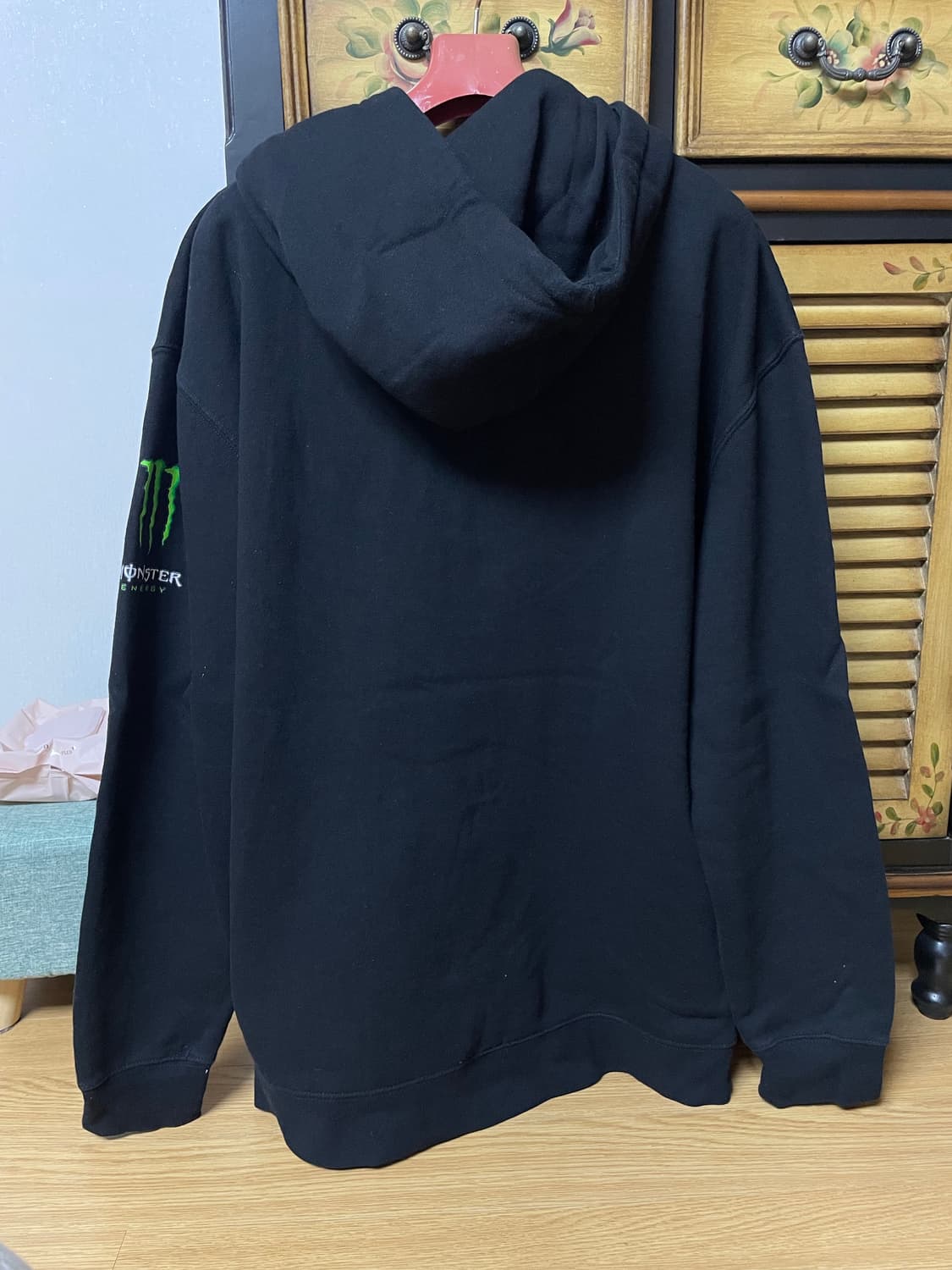 몬스터에너지 기모 후드 티셔츠 L 상품이미지2