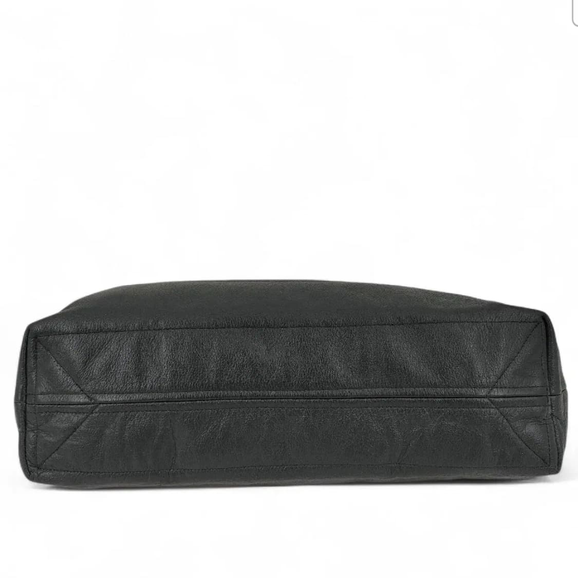 요지 야마모토 카우레더 레터링 토트백 상품이미지3