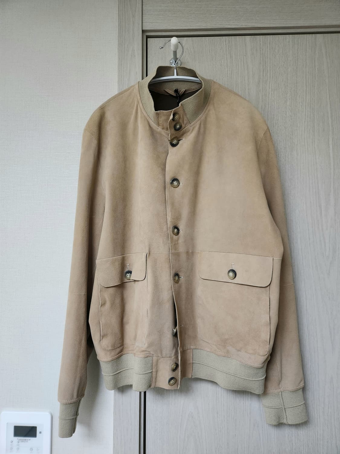 이태리 브랜드 갈로티 GALLOTTI 스웨이드 자켓 택有 유일매물 상품이미지1