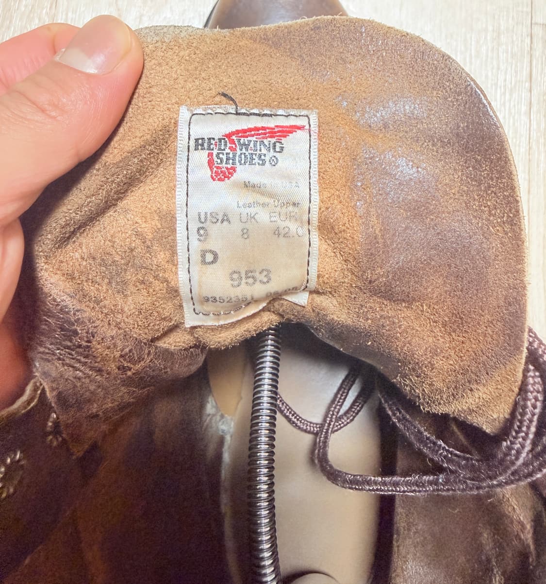 OG USA Made 레드윙 953 부츠  오스틴 버틀러 상품이미지8