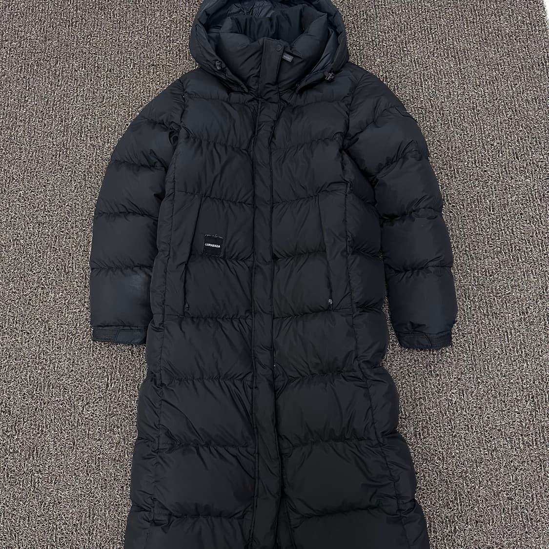 몽벨 여성 덕다운 롱패딩 블랙 90(S) 상품이미지1