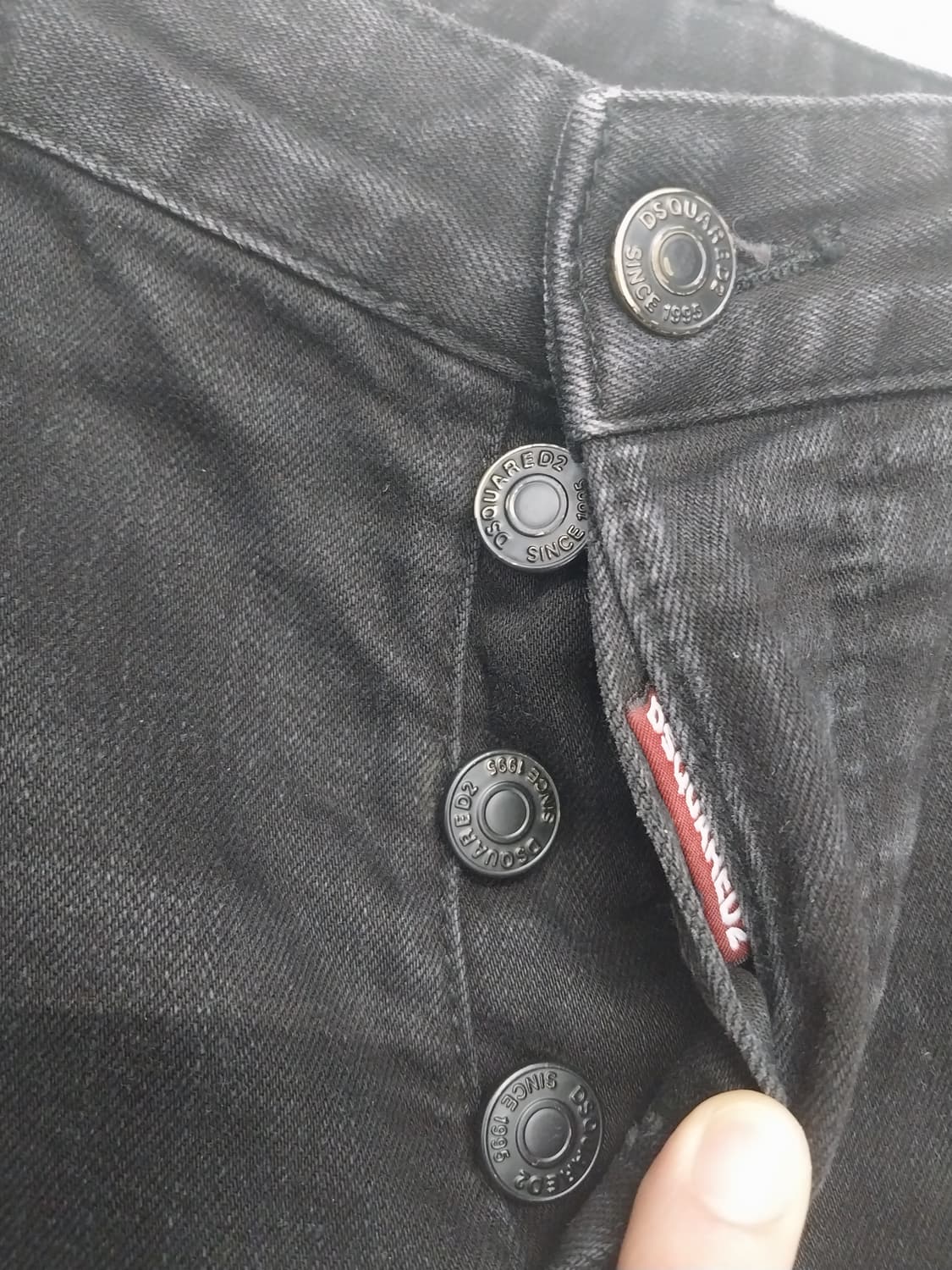디스퀘어드2 블랙 스키니 데님 팬츠 48 (29-31) 상품이미지2