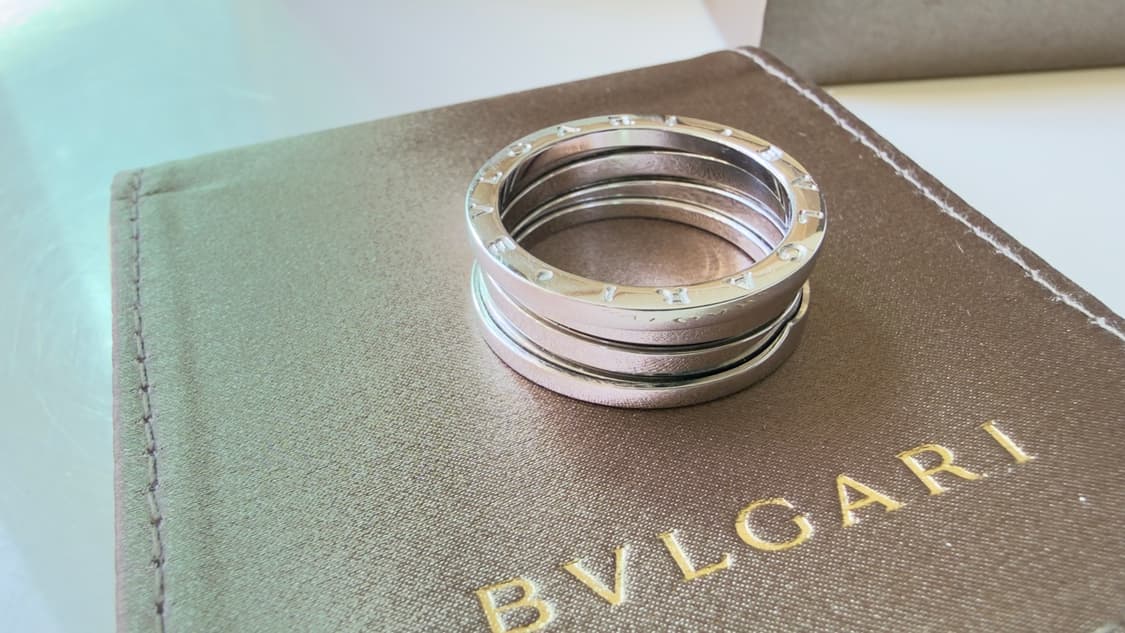 불가리 비제로원 3밴드 링 반지 화이트 골드 66호 상품이미지2