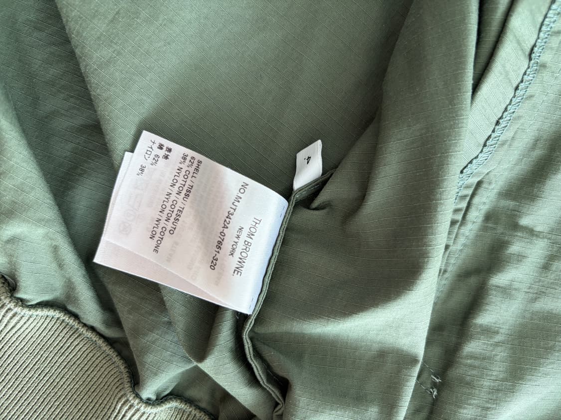 탐브라운 블루종 카키 사이즈4 상품이미지5