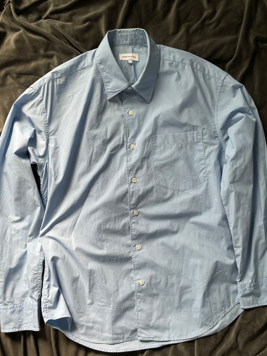 스테디 에브리웨어 Light Relaxed Daily 셔츠 삭스 블루 1 상품이미지4