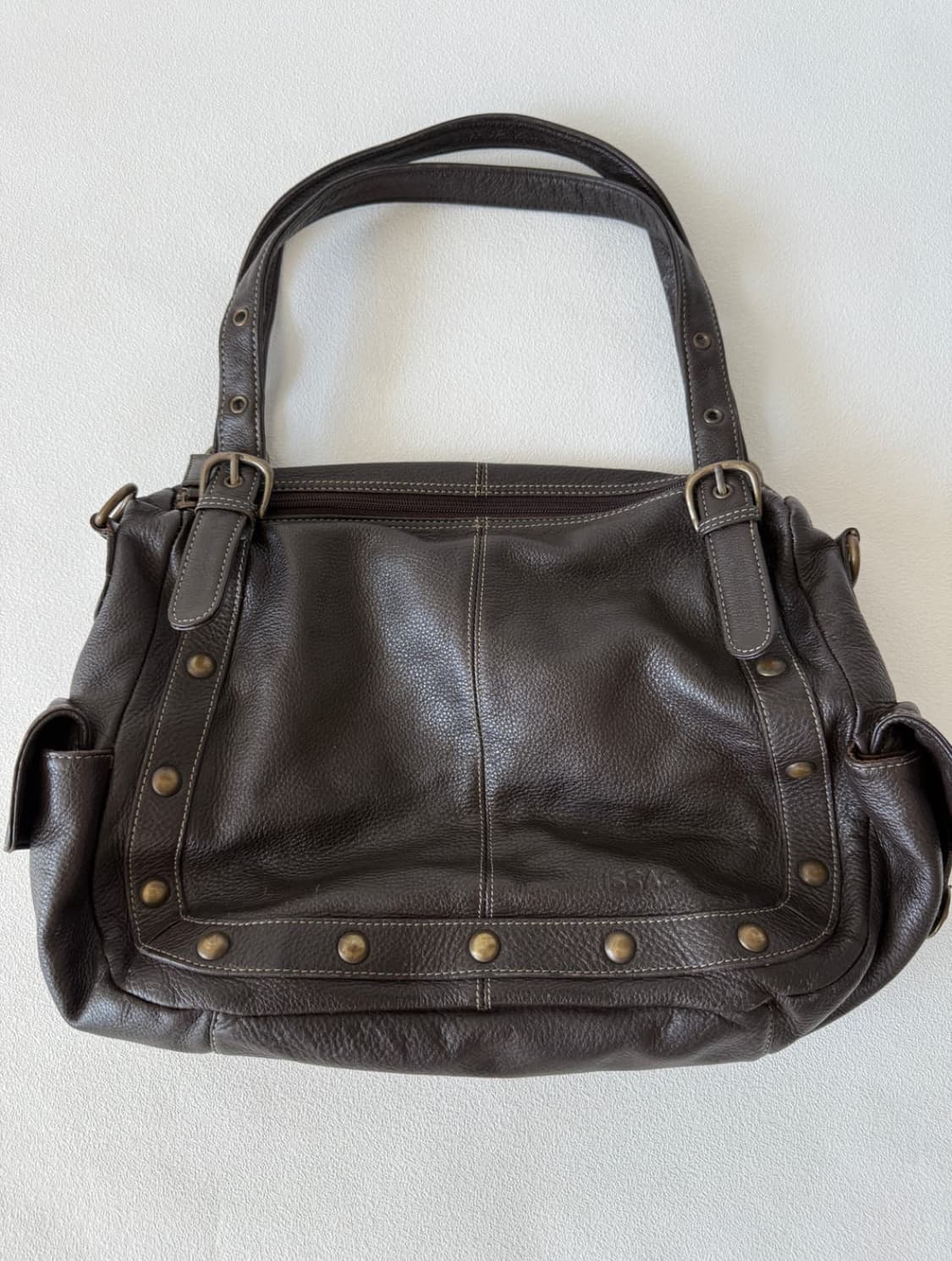 ISSAC 레더 숄더백  상품이미지4