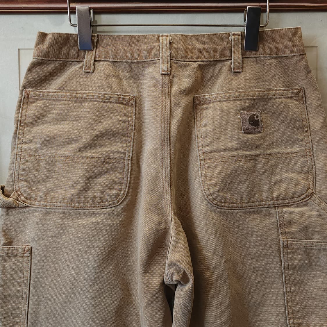칼하트 워크팬츠 브라운 덕캔버스 워크팬츠 칼하트 usa 33x32 상품이미지8