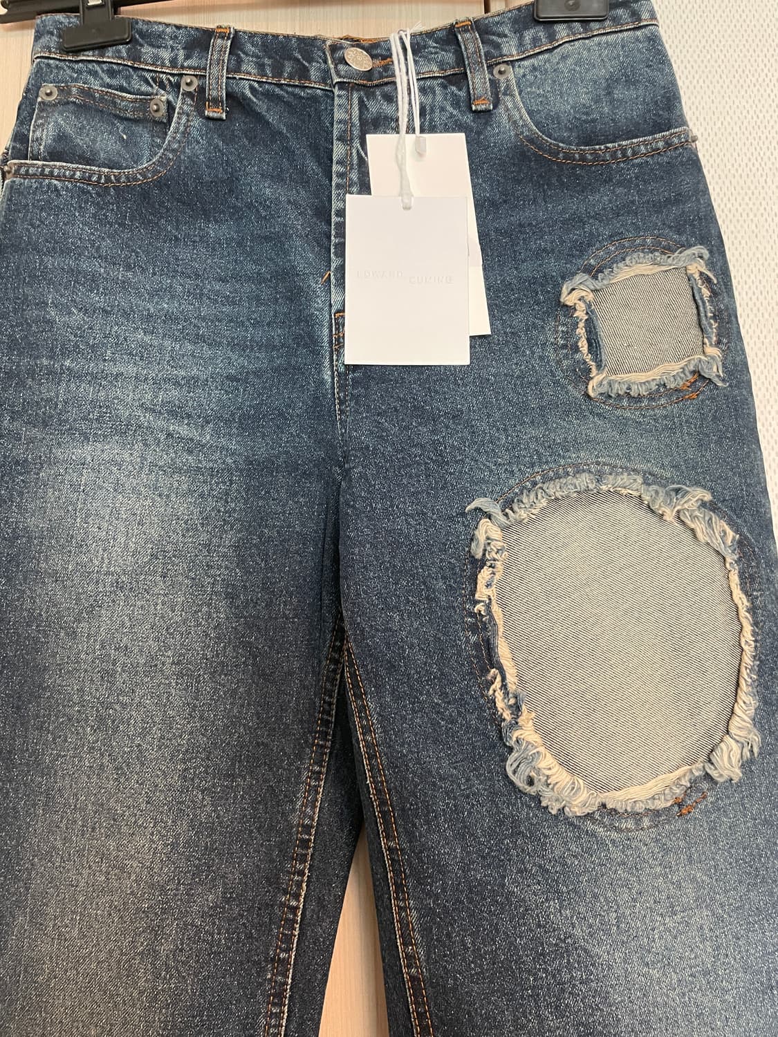 [2] 에드워드커밍 멀티 서클 윈도우 진 미드블루 상품이미지2