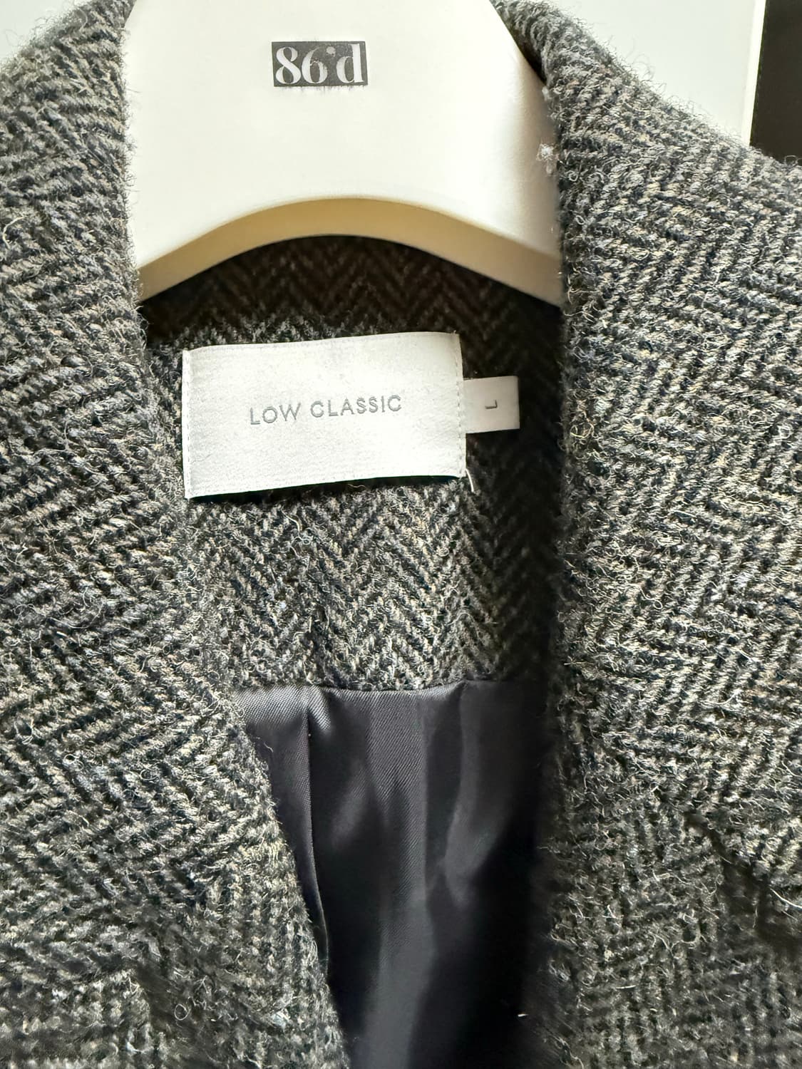 로우클래식 헤링본 트위드 자켓 상품이미지2