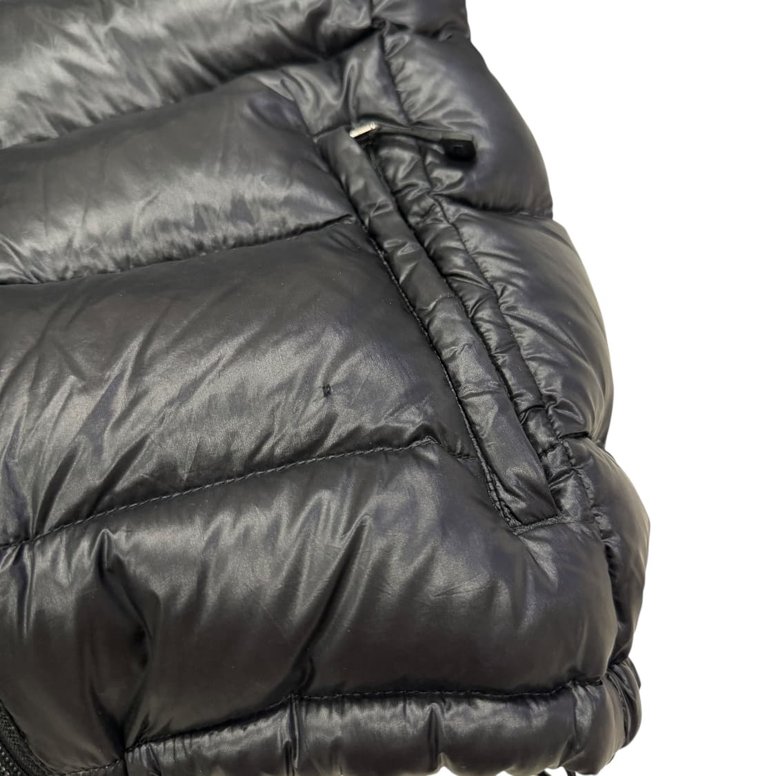 노스페이스 빈티지 퍼텍스 메트로 700 유광 후드 패딩 블랙 80 S 상품이미지8