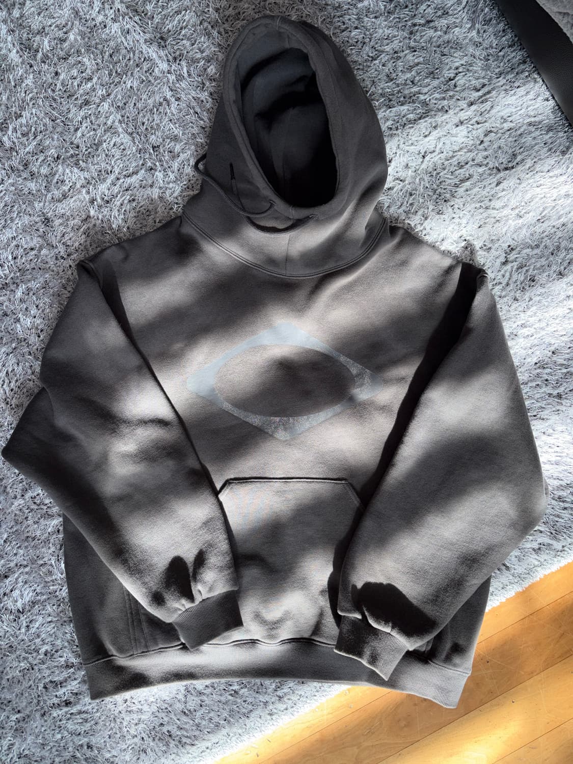 미스치프 롬버스 후드 챠콜(L) 상품이미지1