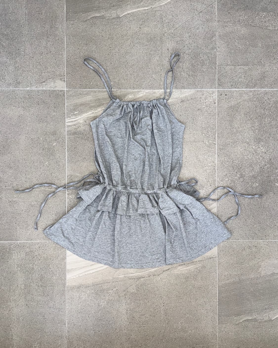 RENSE Shirring Frill Layered Sleeveless  상품이미지1