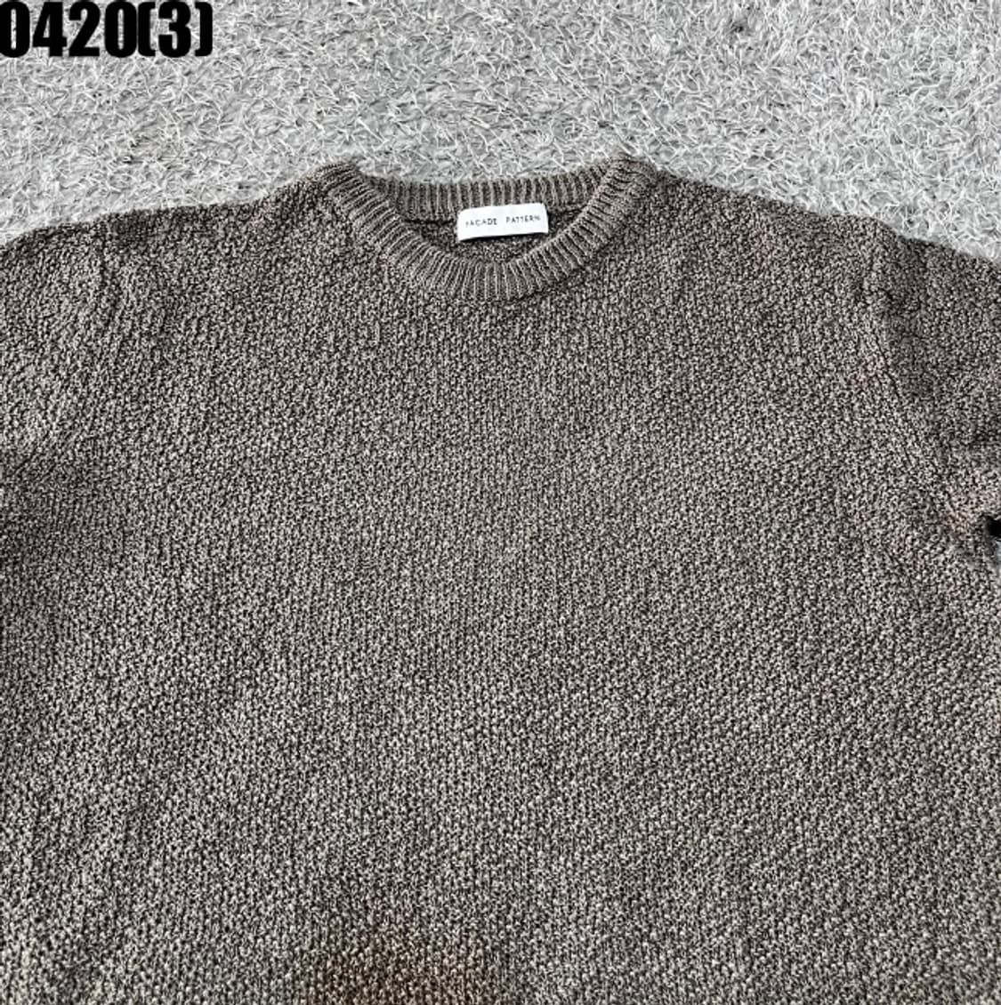 파사드패턴 니트 스웨터 상품이미지2