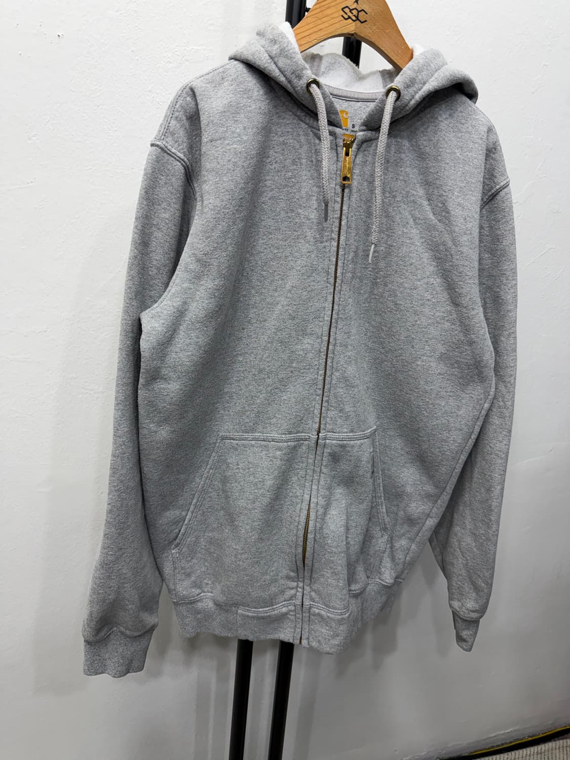 정품) 칼하트 회색 후드집업 S 상품이미지2