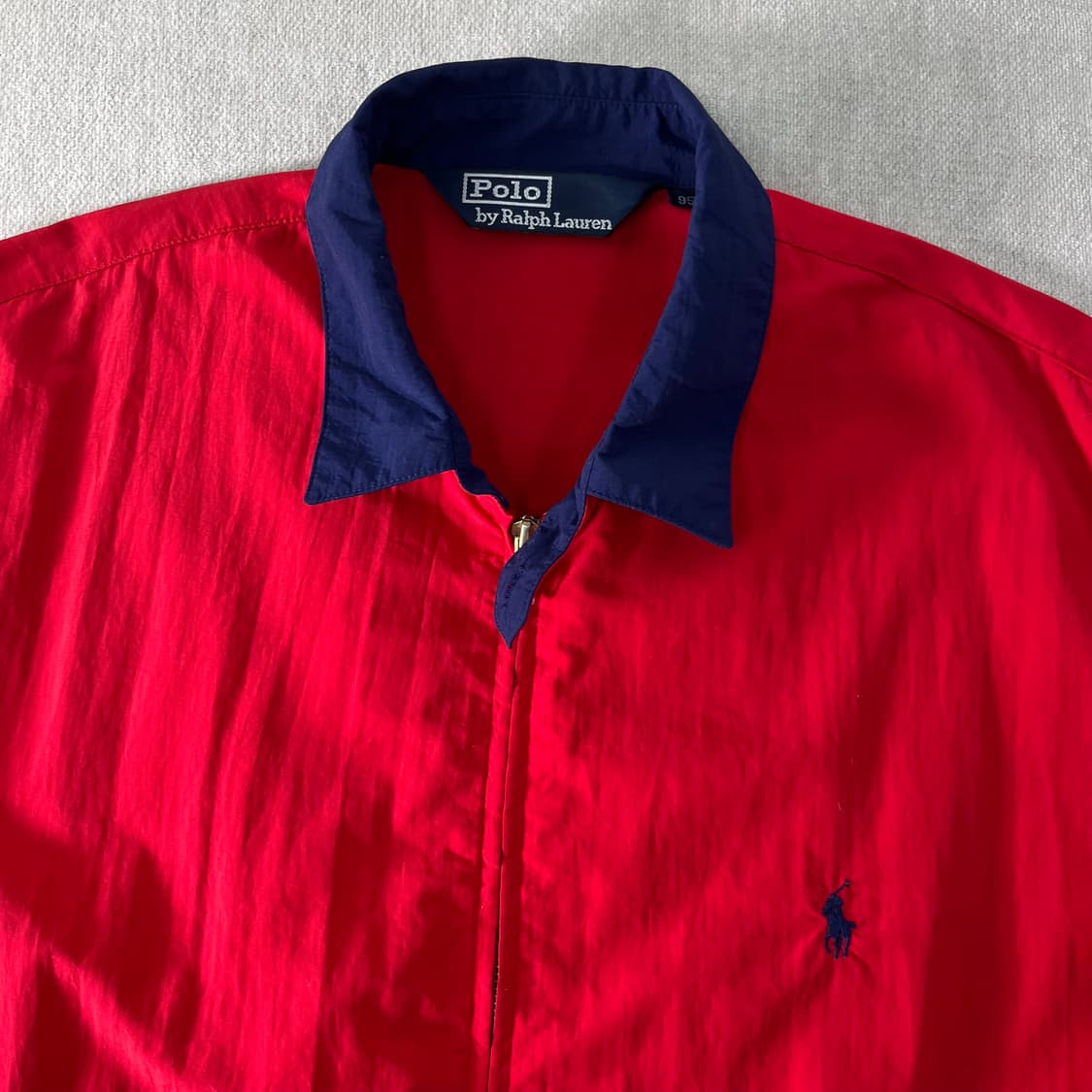 105 폴로랄프로렌 90s 나일론 바라쿠타 블루종 자켓 상품이미지2