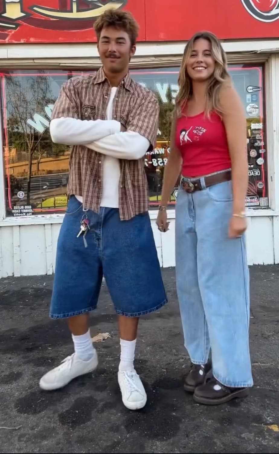 bombshell 데님 반바지 쇼츠 jorts 다크 워시 32 상품이미지2