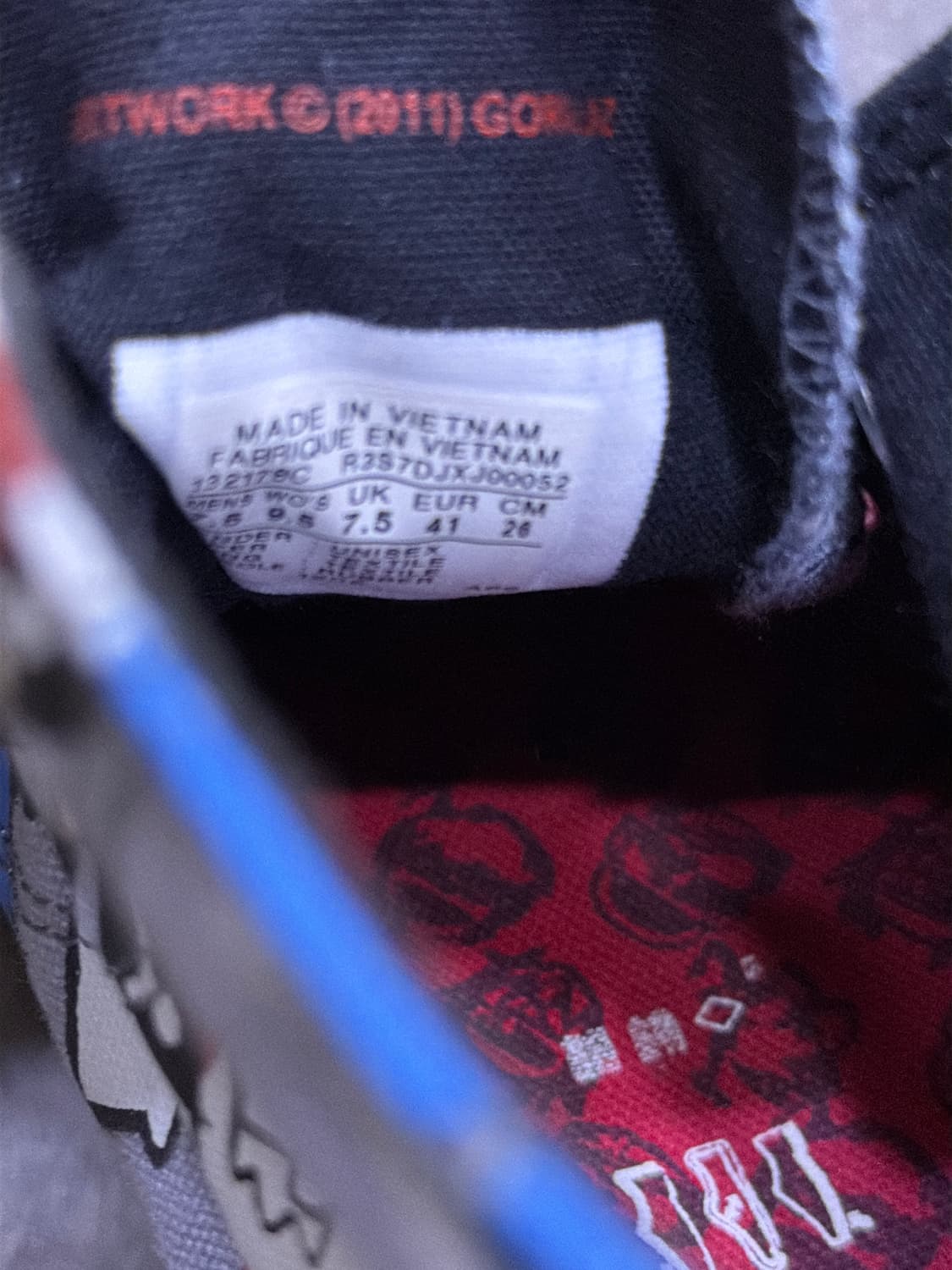 컨버스 x 고릴라즈 올스타 척테일러 하이탑 스니커즈 260 상품이미지10