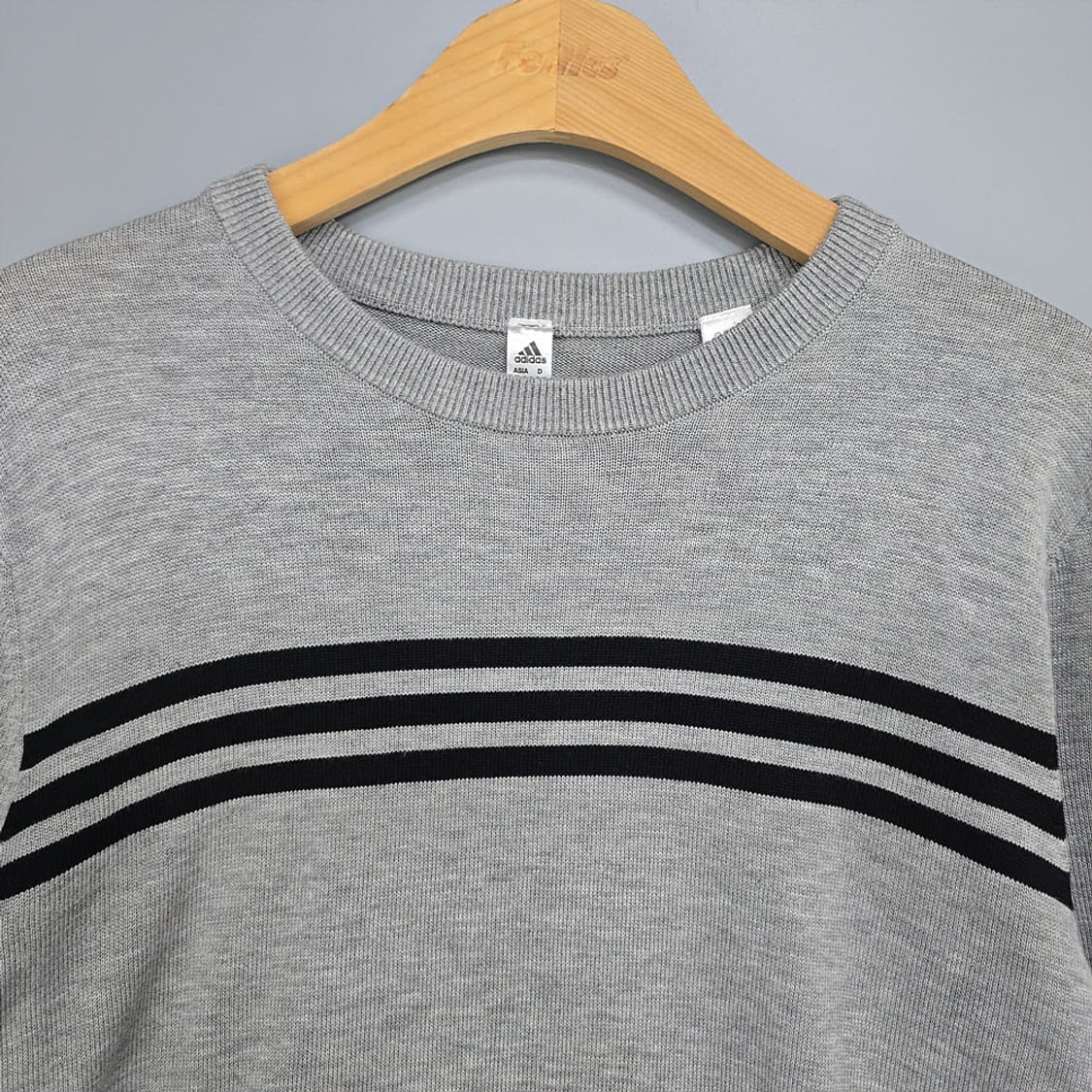 아디다스(adidas) 크루넥 니트 스트라이프 XL 상품이미지2