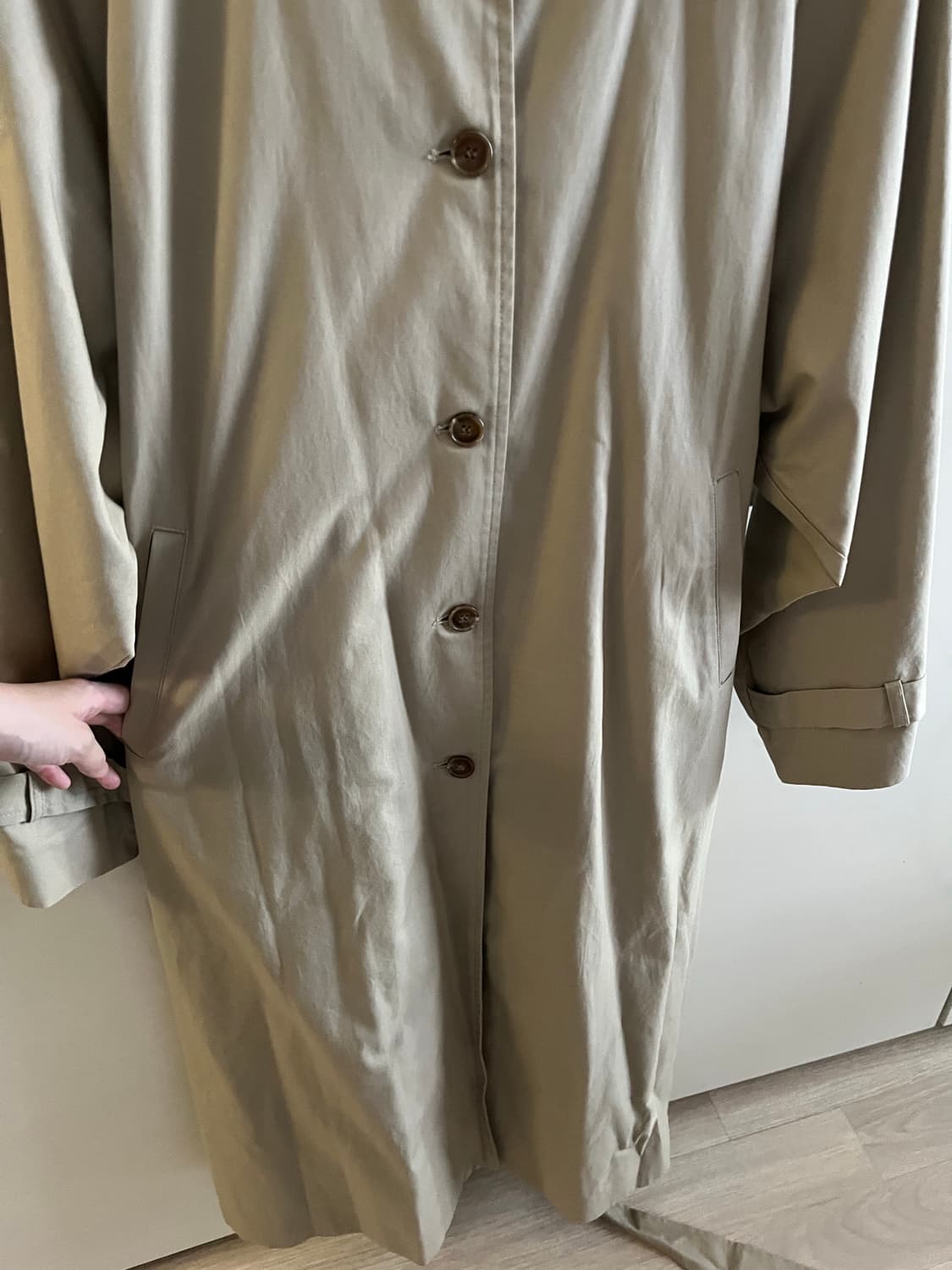 바질 트렌치 코트 상품이미지2