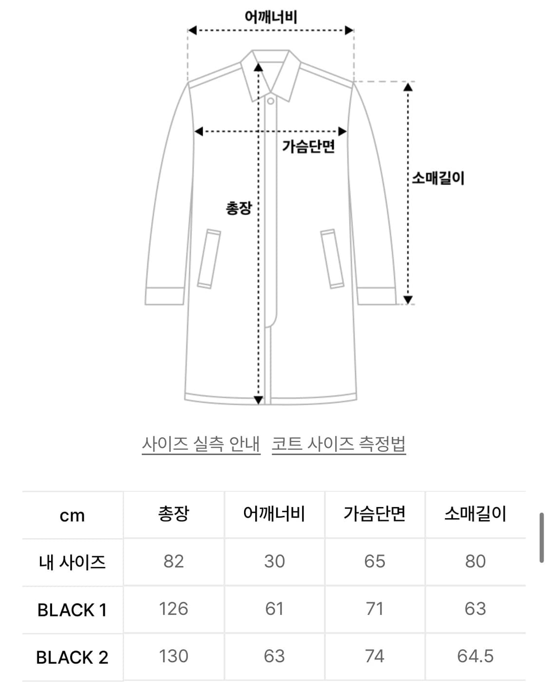 인터섹션 오버사이즈 발마칸 맥시 코트 블랙 (2) 상품이미지3