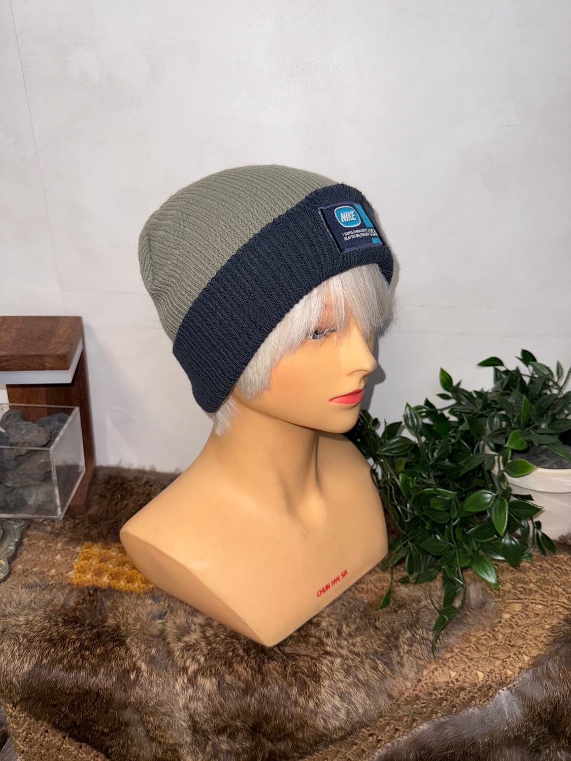 NIKE gray navy reversible beanie  상품이미지6